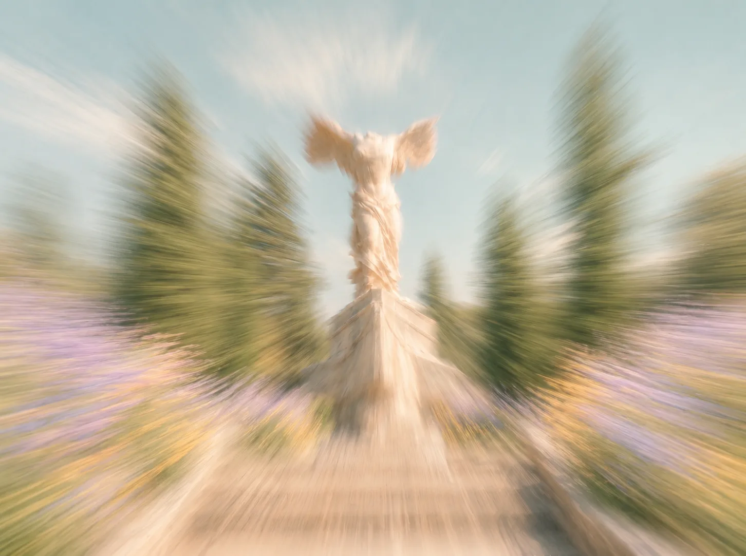Sculpture and garden from Cliff’s brand imagery