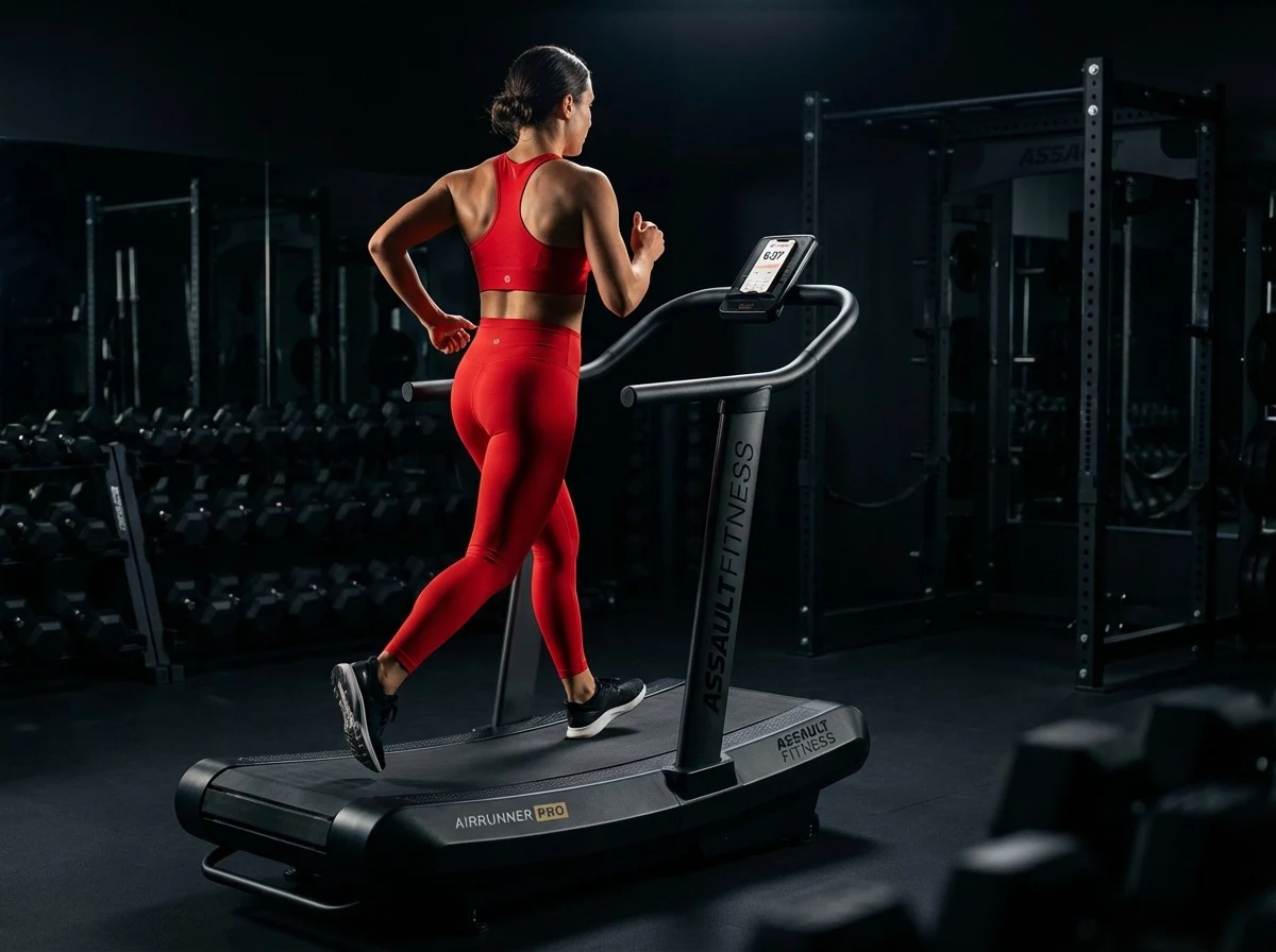 A runner training on an AssaultRunner